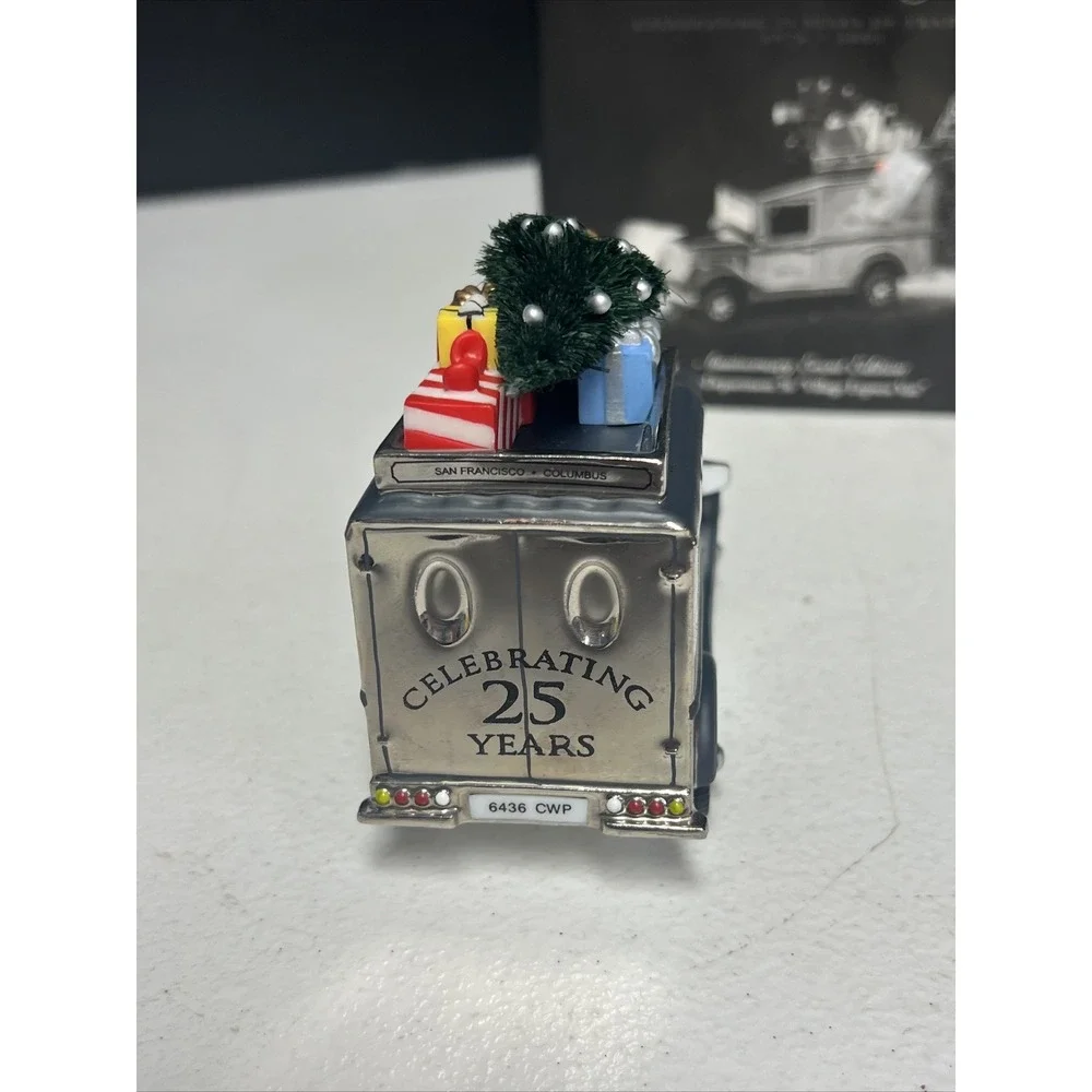 Dept 56 Village Express Van 25th Anniversary (Silver) Event Edition #52911